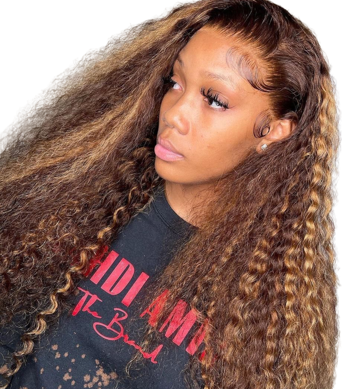 13x4 HIGHLIGHT DEEP WAVE WIG - (HD LACE)